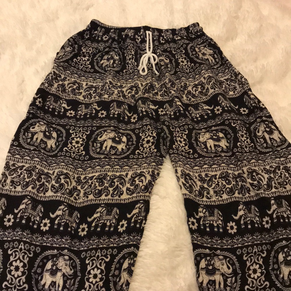 Cropped Elephant Pants